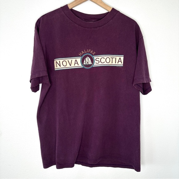 American Vintage Other - Vintage Tall Ships Trading Co Halifax Nova Scotia T-Shirt Sz L 100% Cotton